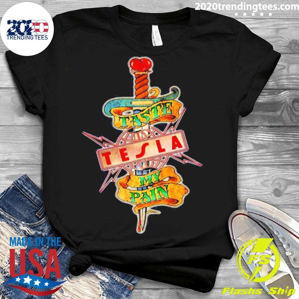 Official tesla Cumin' Atcha Live - Adult & Kids T-Shirts, Sweatshirts & Hoodies apparel design preview 3