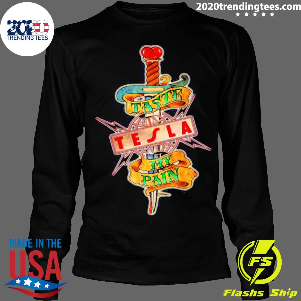 Official tesla Cumin' Atcha Live - Adult & Kids T-Shirts, Sweatshirts & Hoodies apparel design preview 4