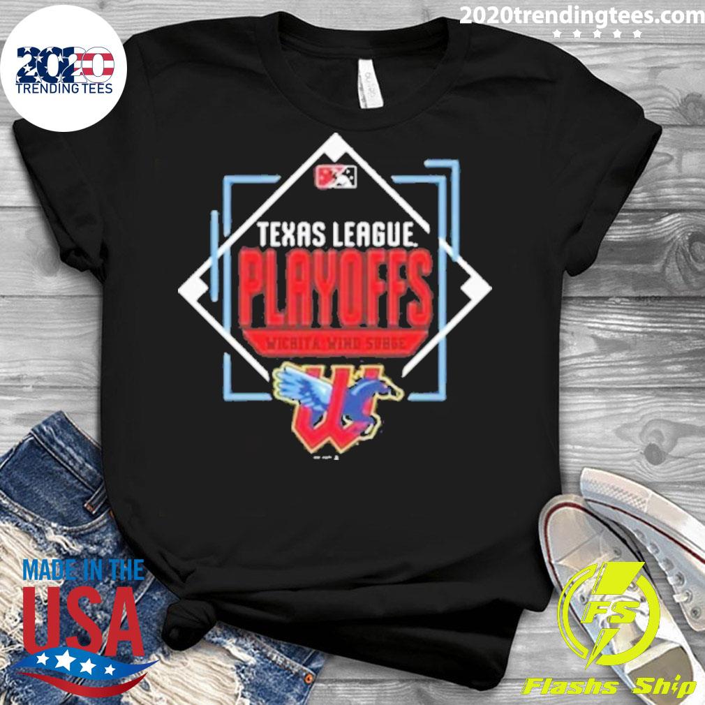 Official texas League Playoffs 2022 Wichita Wind - Adult & Kids T-Shirts, Sweatshirts & Hoodies apparel design preview 3