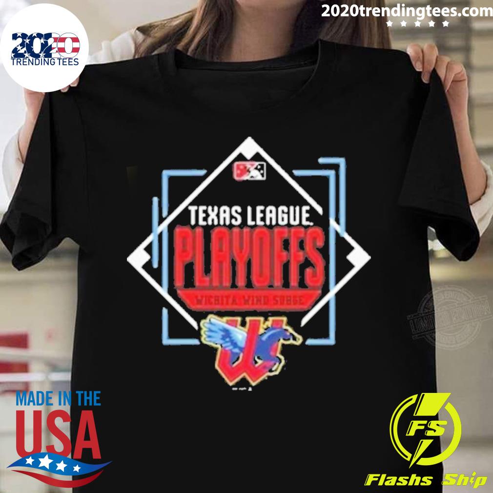 Official texas League Playoffs 2022 Wichita Wind - Adult & Kids T-Shirts, Sweatshirts & Hoodies apparel design preview 1