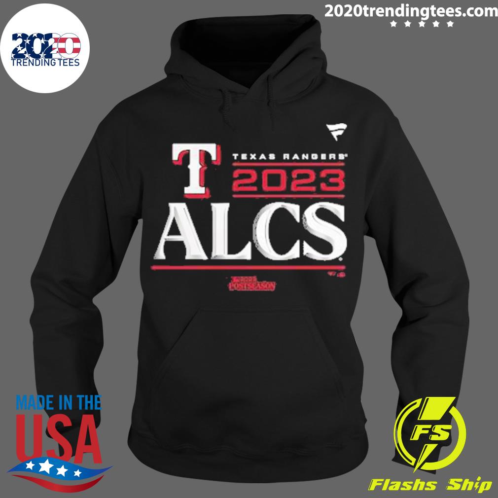 Official texas Rangers ALCS 2023 Postseason - Adult & Kids T-Shirts, Sweatshirts & Hoodies apparel design preview 2