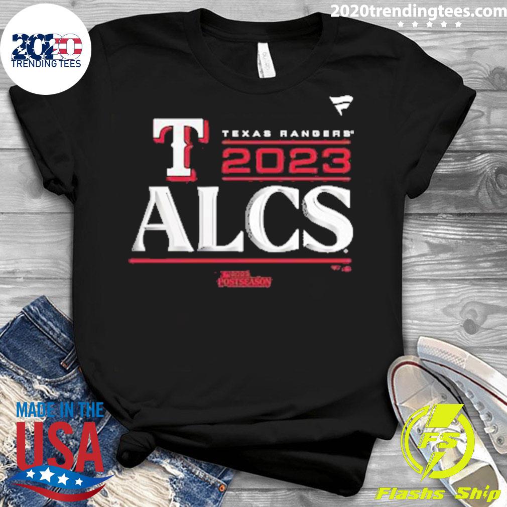 Official texas Rangers ALCS 2023 Postseason - Adult & Kids T-Shirts, Sweatshirts & Hoodies apparel design preview 3