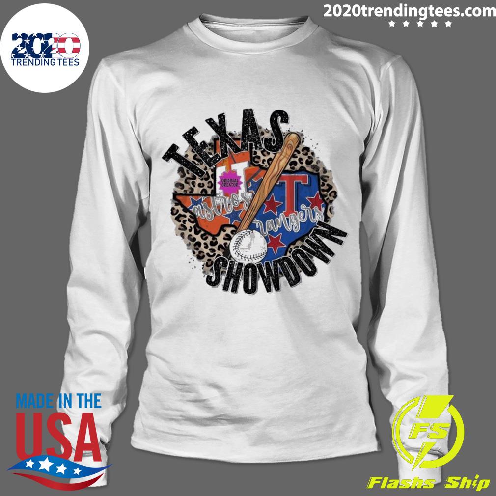 Official texas Showdown Baseball Astros Ranger 2023 - Adult & Kids T-Shirts, Sweatshirts & Hoodies apparel design preview 4