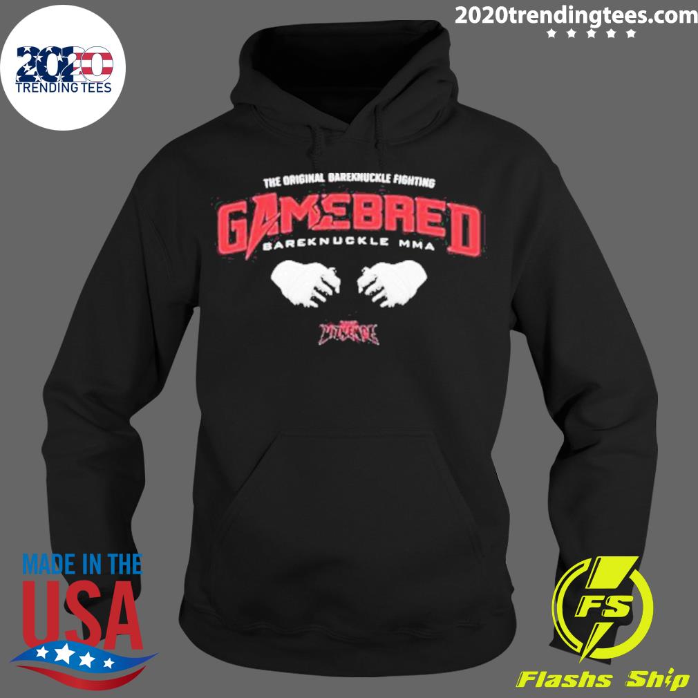 Official the Bareknuckle Fighting Gamebred Mma - Adult & Kids T-Shirts, Sweatshirts & Hoodies apparel design preview 2