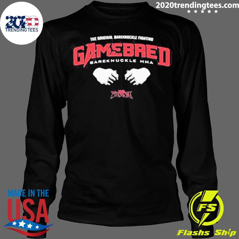 Official the Bareknuckle Fighting Gamebred Mma - Adult & Kids T-Shirts, Sweatshirts & Hoodies apparel design preview 4