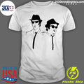 Official the Blues Brothers Silhouette Ringer - Adult & Kids T-Shirts, Sweatshirts & Hoodies apparel design preview 1