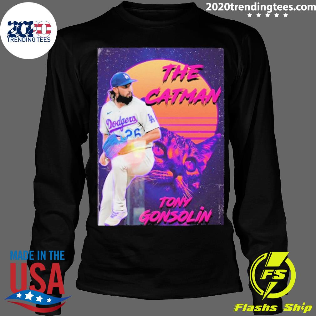 Official the Catman Tony Gonsolin - Adult & Kids T-Shirts, Sweatshirts & Hoodies apparel design preview 4