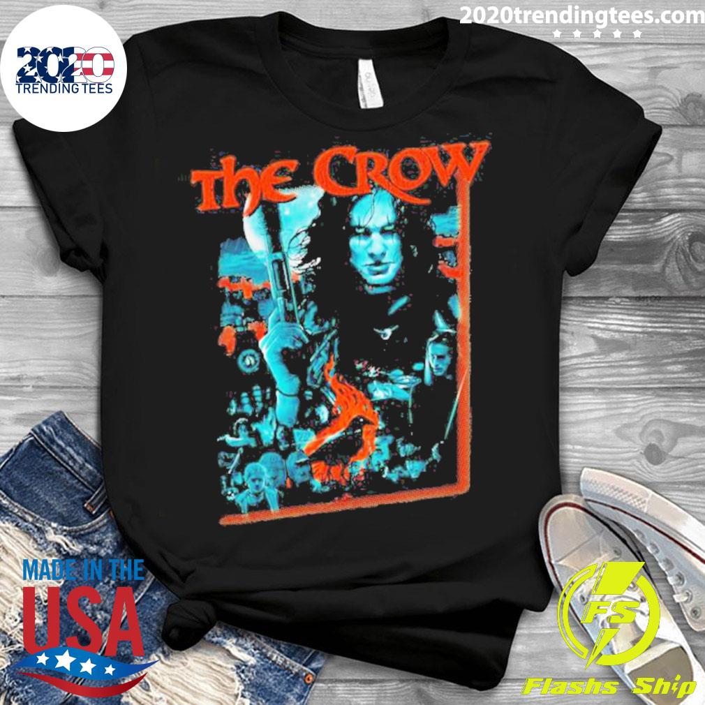 Official the Crow Thriller Movie - Adult & Kids T-Shirts, Sweatshirts & Hoodies apparel design preview 3
