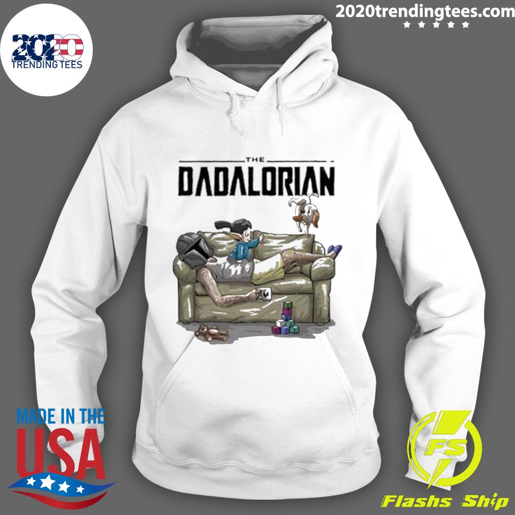 Official the Dadalorian On Couch Star Wars - Adult & Kids T-Shirts, Sweatshirts & Hoodies apparel design preview 2