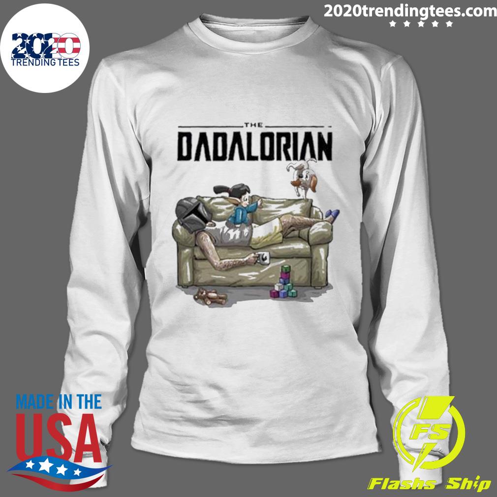 Official the Dadalorian On Couch Star Wars - Adult & Kids T-Shirts, Sweatshirts & Hoodies apparel design preview 4
