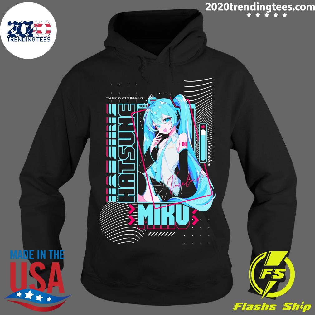 Official the First Sound Of Future Miku.ex Hatsune - Adult & Kids T-Shirts, Sweatshirts & Hoodies apparel design preview 2