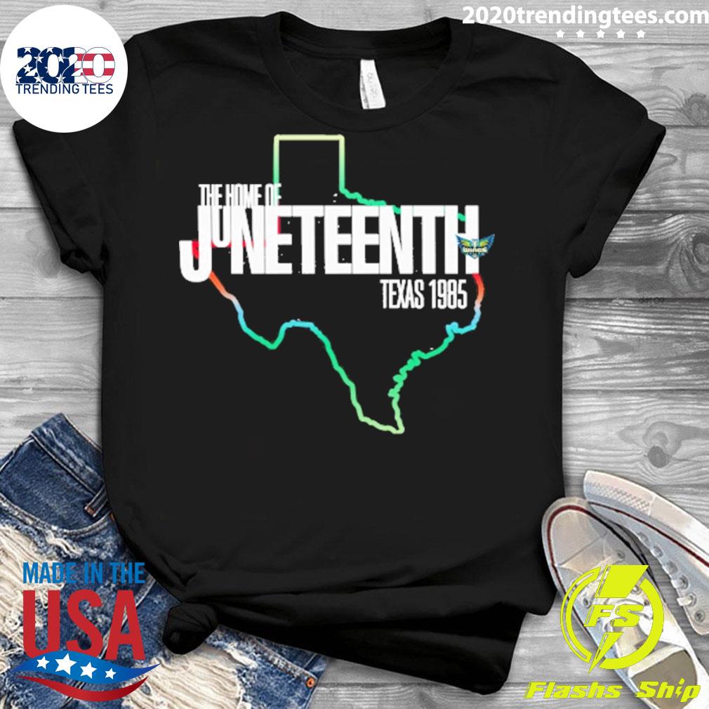 Official the Home Of Juneteenth Texas 1985 - Adult & Kids T-Shirts, Sweatshirts & Hoodies apparel design preview 3