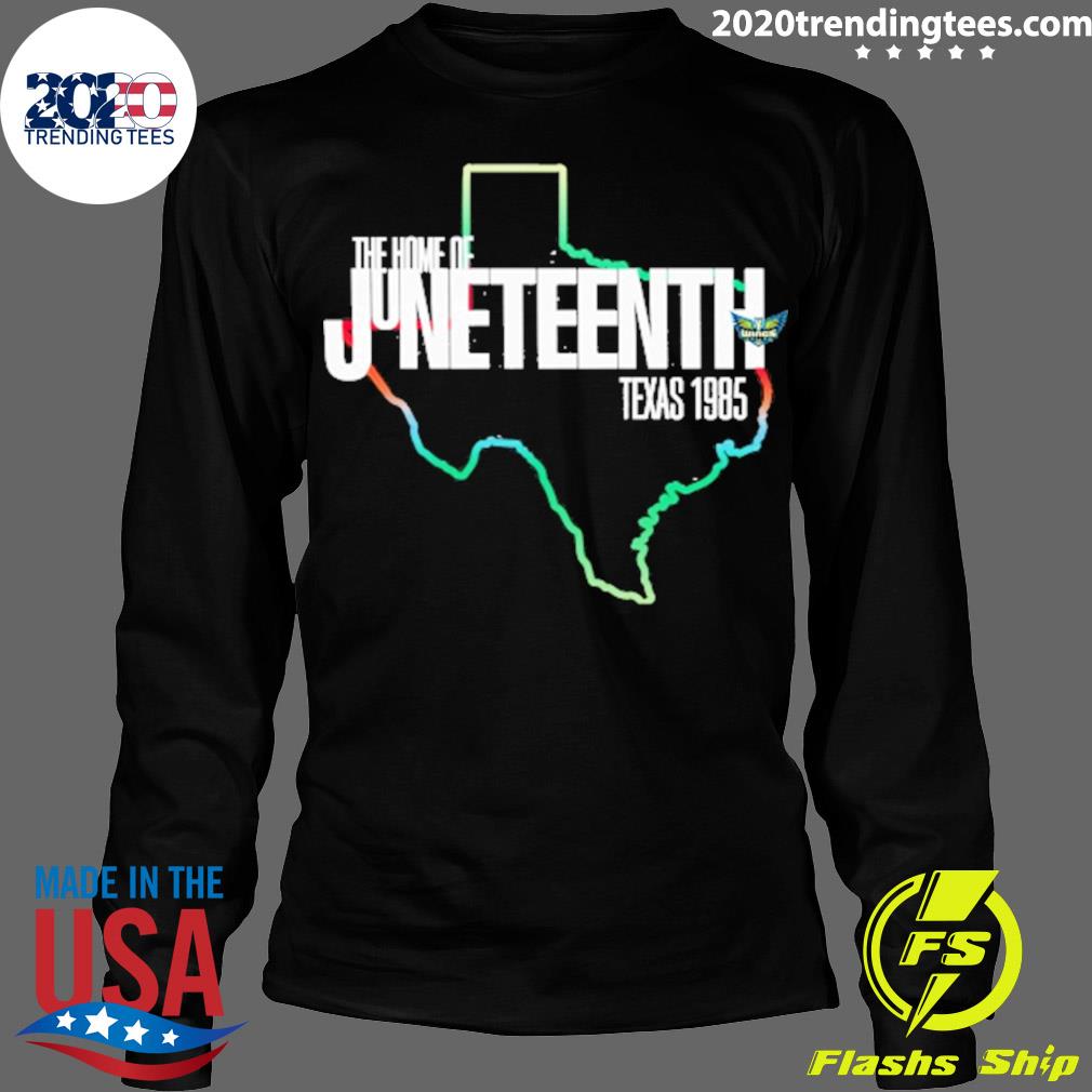 Official the Home Of Juneteenth Texas 1985 - Adult & Kids T-Shirts, Sweatshirts & Hoodies apparel design preview 4