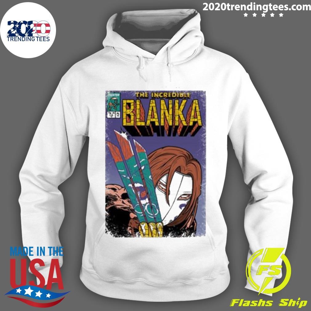 Official the Incredible Blanka Wolverine - Adult & Kids T-Shirts, Sweatshirts & Hoodies apparel design preview 2