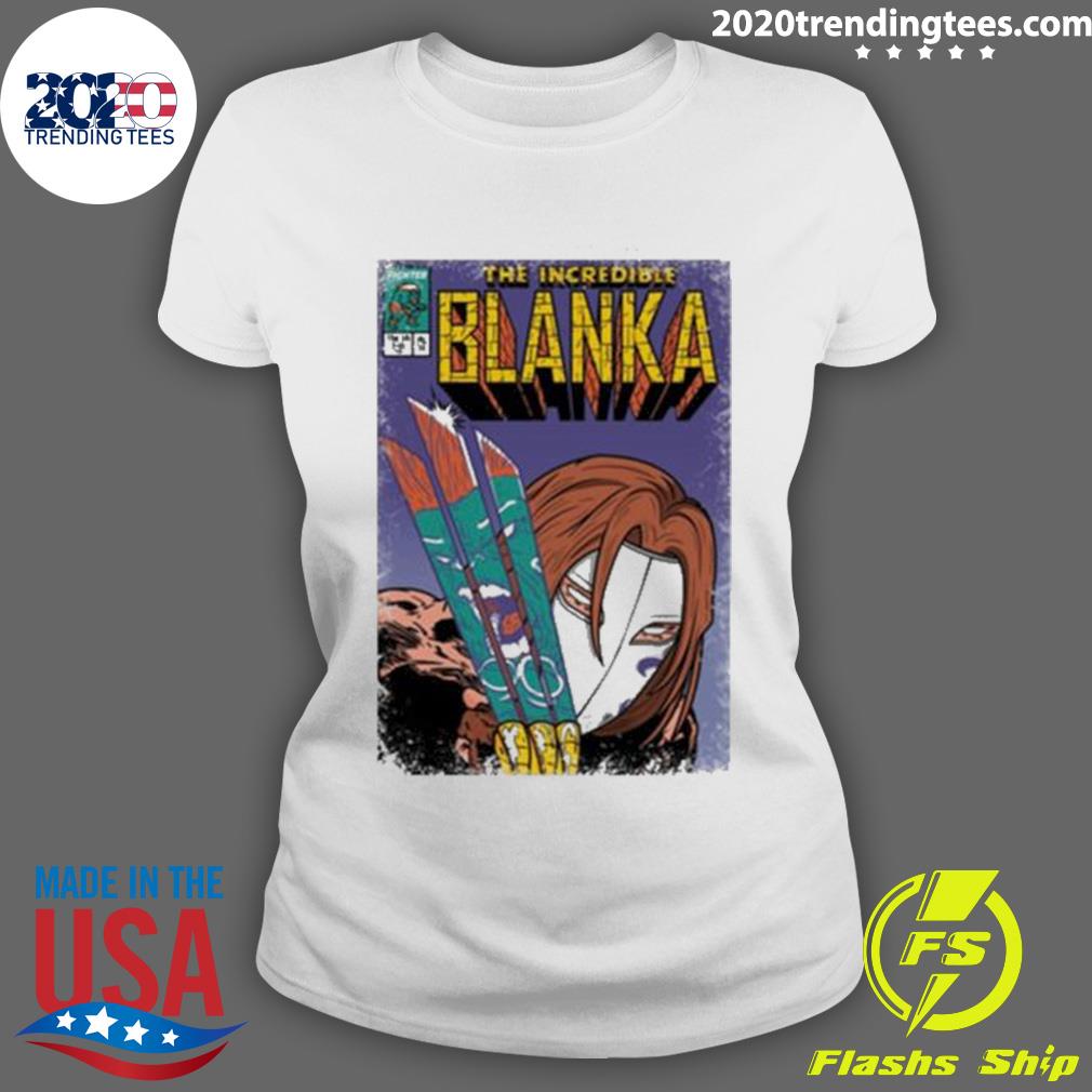 Official the Incredible Blanka Wolverine - Adult & Kids T-Shirts, Sweatshirts & Hoodies apparel design preview 3