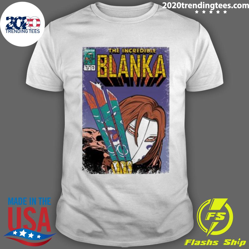 Official the Incredible Blanka Wolverine - Adult & Kids T-Shirts, Sweatshirts & Hoodies apparel design preview 1