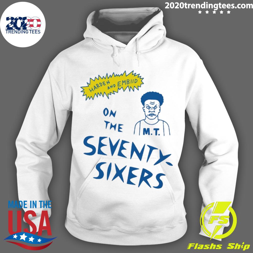 Official the James And Joel Experience Harden Embiid - Adult & Kids T-Shirts, Sweatshirts & Hoodies apparel design preview 2
