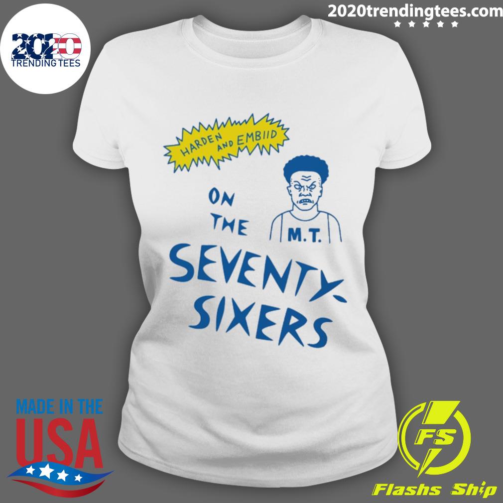 Official the James And Joel Experience Harden Embiid - Adult & Kids T-Shirts, Sweatshirts & Hoodies apparel design preview 3
