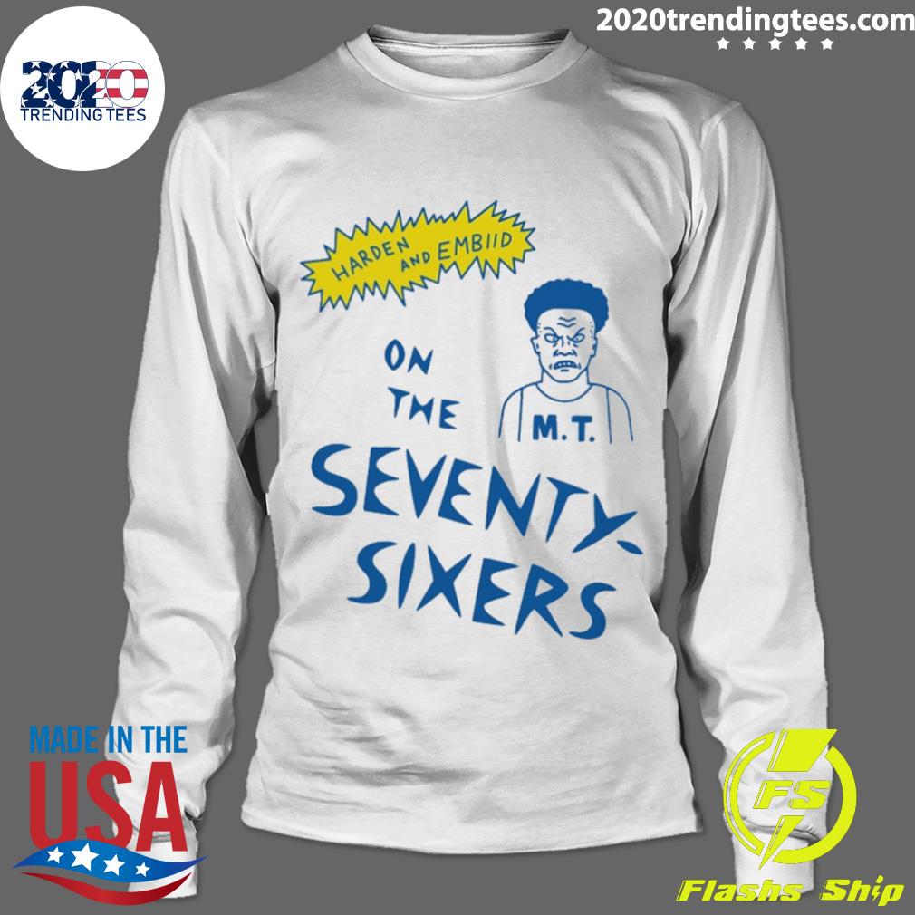 Official the James And Joel Experience Harden Embiid - Adult & Kids T-Shirts, Sweatshirts & Hoodies apparel design preview 4