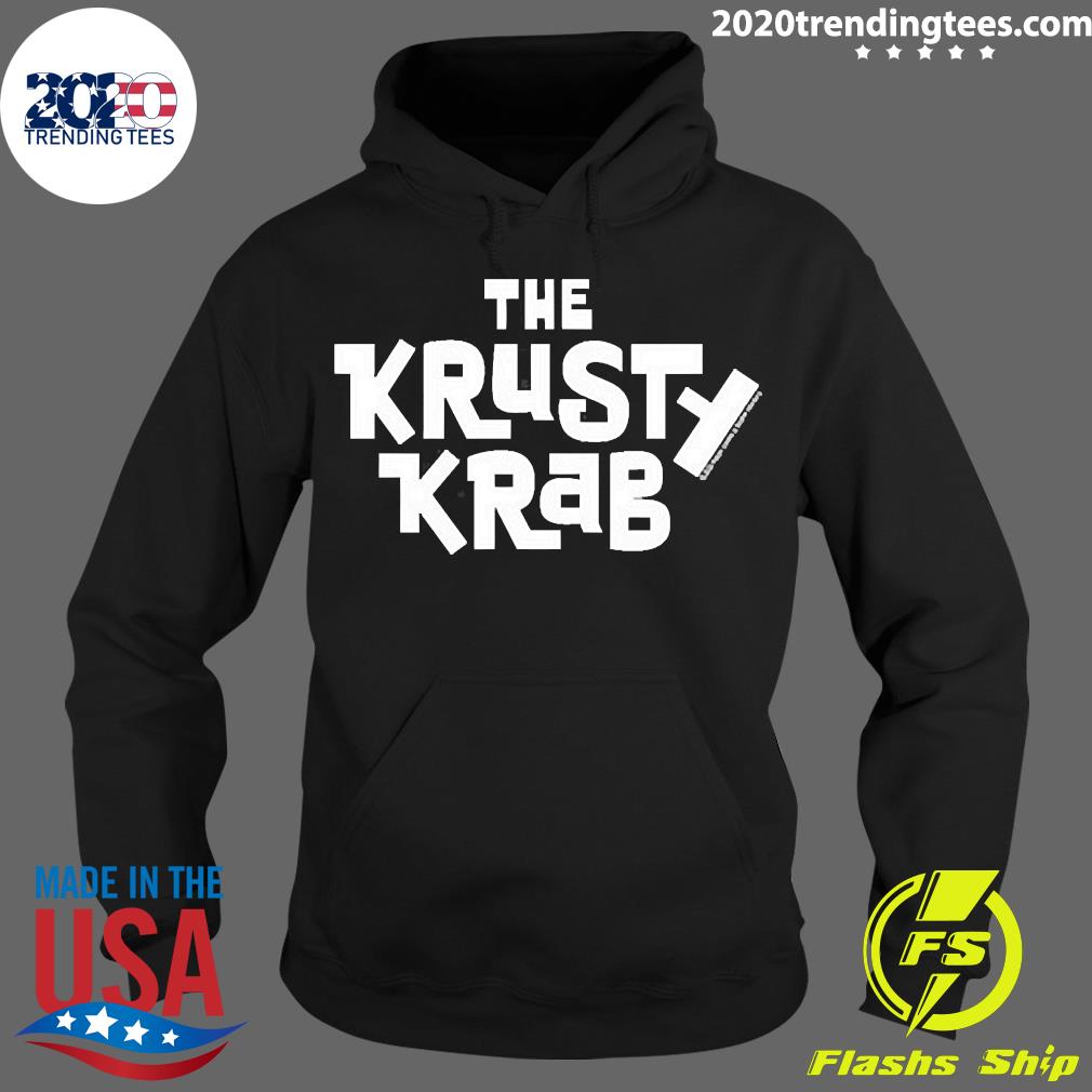 Official The Krusty Krab Logo Fleece - Adult & Kids T-Shirts, Sweatshirts & Hoodies apparel design preview 2