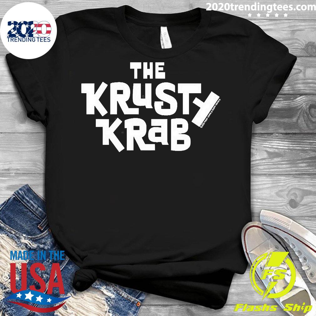 Official The Krusty Krab Logo Fleece - Adult & Kids T-Shirts, Sweatshirts & Hoodies apparel design preview 3