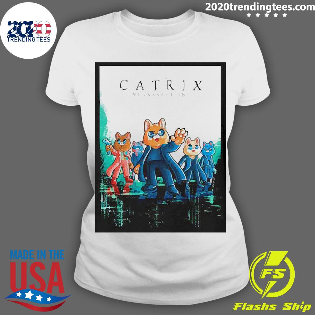 Official The Matrix Meowrrections - Adult & Kids T-Shirts, Sweatshirts & Hoodies apparel design preview 3