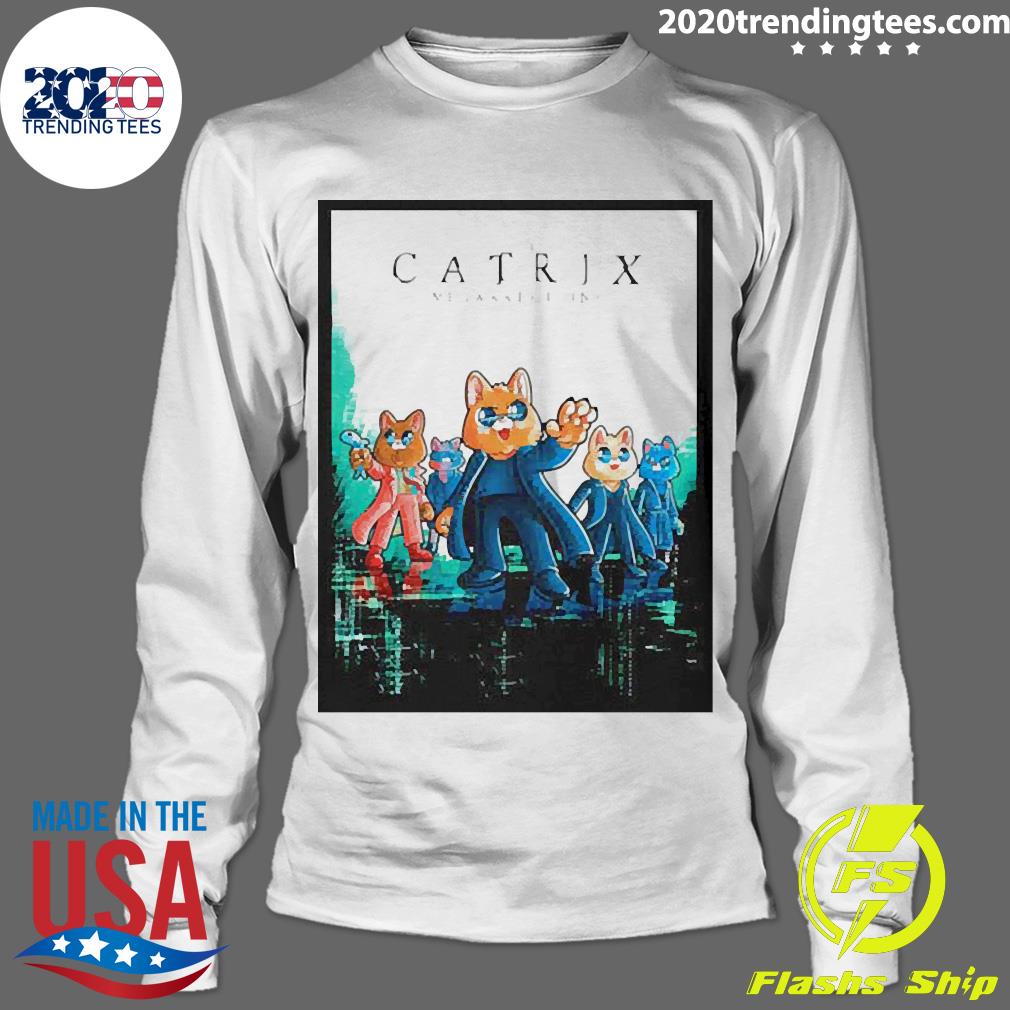 Official The Matrix Meowrrections - Adult & Kids T-Shirts, Sweatshirts & Hoodies apparel design preview 4