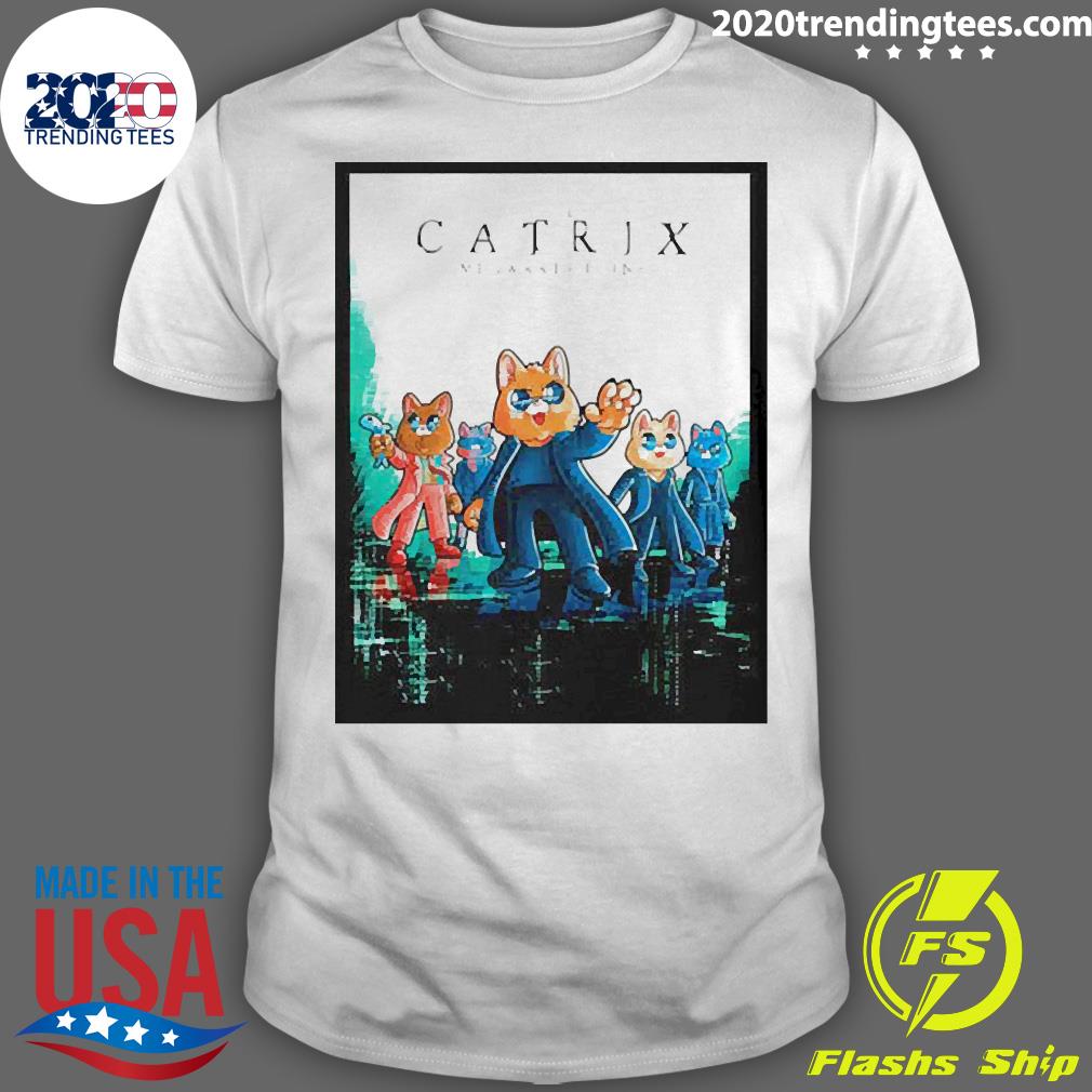 Official The Matrix Meowrrections - Adult & Kids T-Shirts, Sweatshirts & Hoodies apparel design preview 1