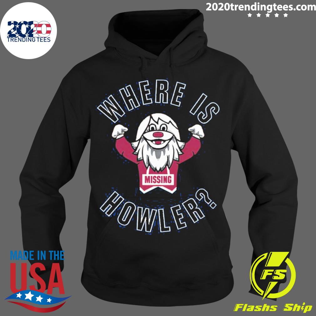 Official the Missing Mascot Where Is Howler - Adult & Kids T-Shirts, Sweatshirts & Hoodies apparel design preview 2