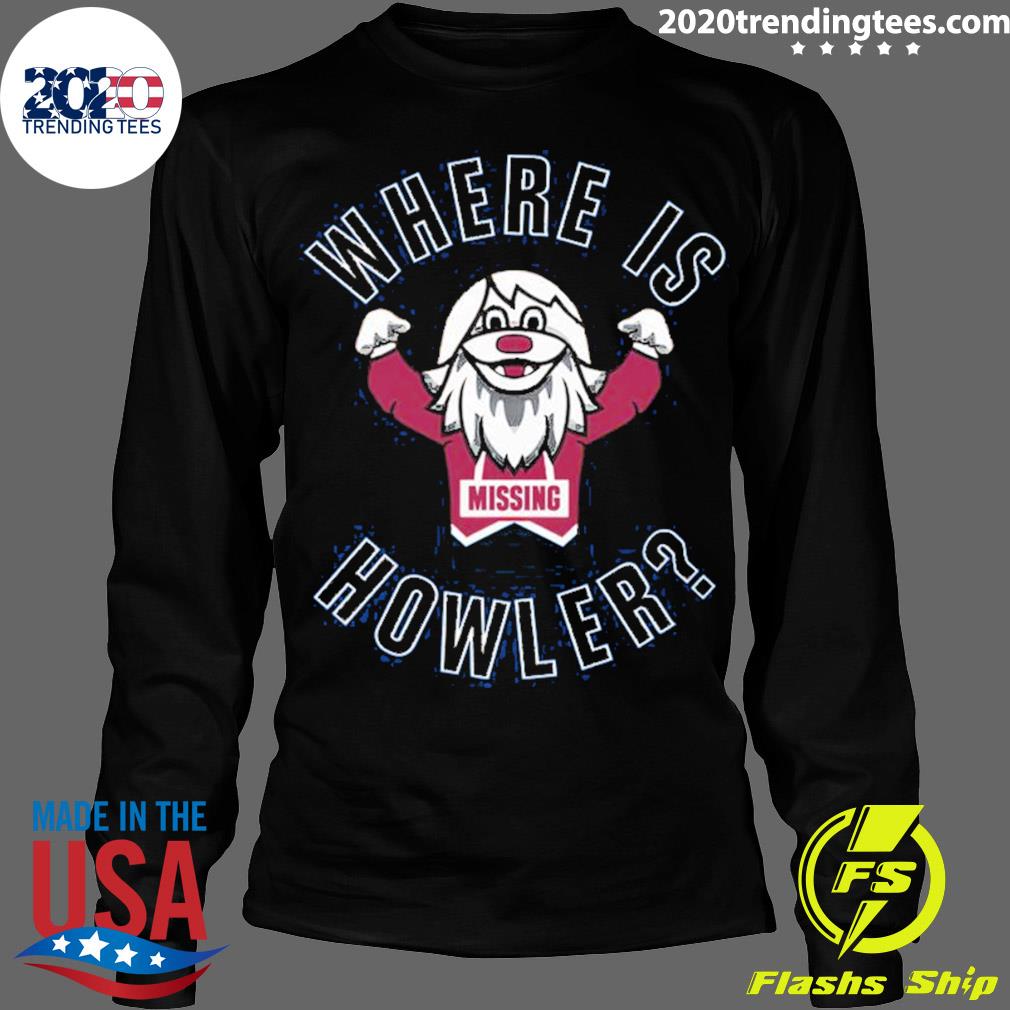 Official the Missing Mascot Where Is Howler - Adult & Kids T-Shirts, Sweatshirts & Hoodies apparel design preview 4