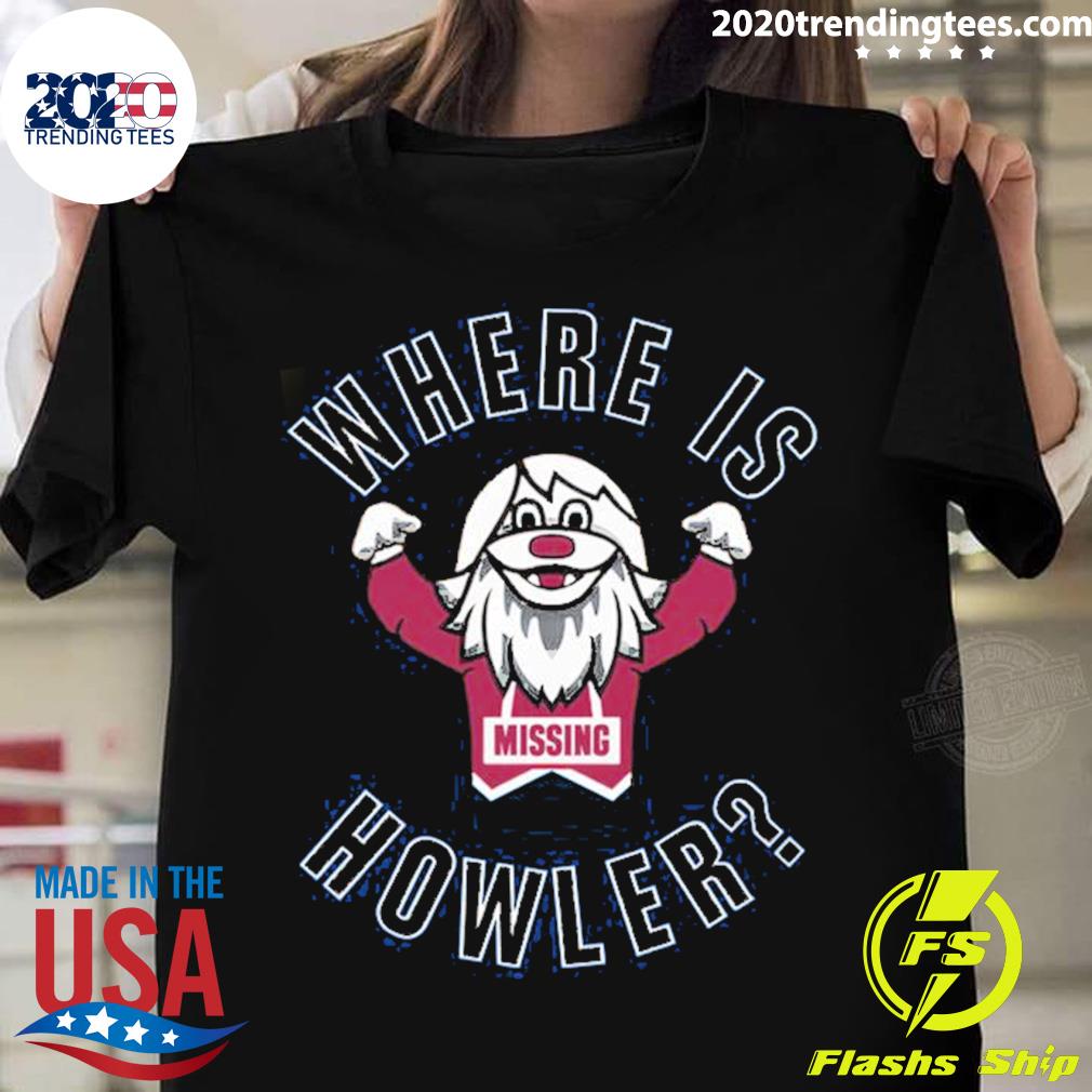 Official the Missing Mascot Where Is Howler - Adult & Kids T-Shirts, Sweatshirts & Hoodies apparel design preview 1