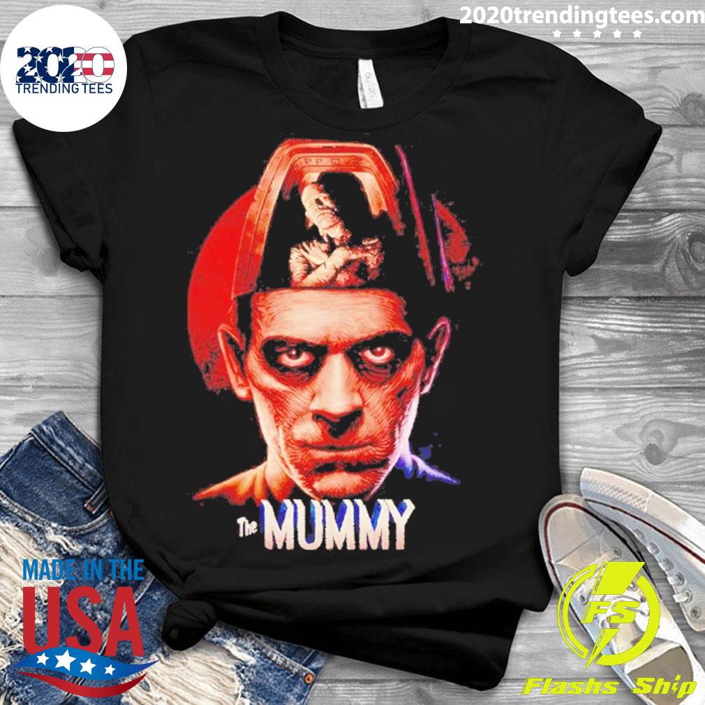 Official the Mummy (1932) New Universal Monsters - Adult & Kids T-Shirts, Sweatshirts & Hoodies apparel design preview 3