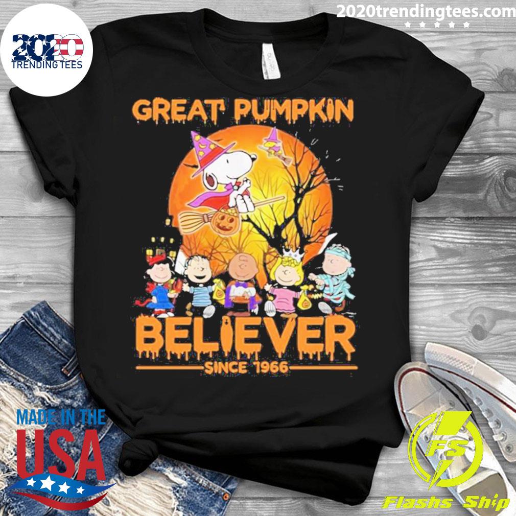Official the Peanuts Snoopy Great Pumpkin Believer - Adult & Kids T-Shirts, Sweatshirts & Hoodies apparel design preview 3