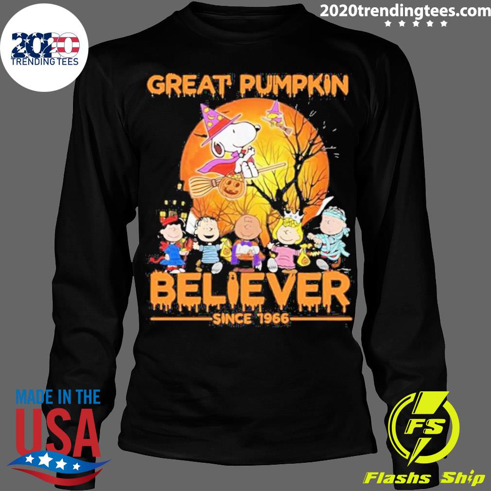 Official the Peanuts Snoopy Great Pumpkin Believer - Adult & Kids T-Shirts, Sweatshirts & Hoodies apparel design preview 4