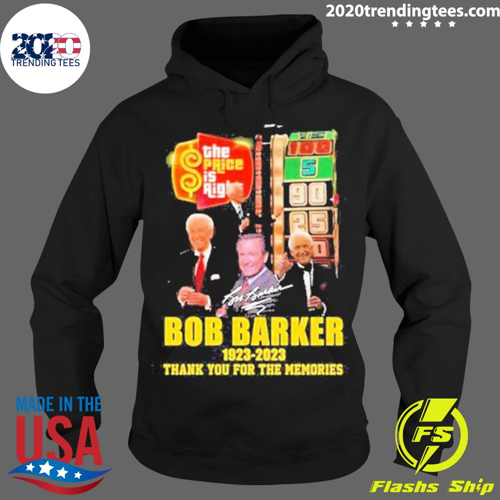 Official the Price Is Right Bob Barker 1923-2023 - Adult & Kids T-Shirts, Sweatshirts & Hoodies apparel design preview 2