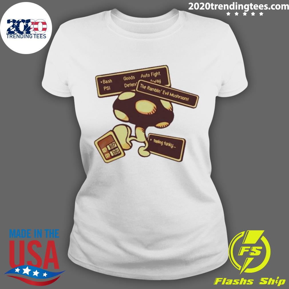 Official the Ramblin Evil Mushroom - Adult & Kids T-Shirts, Sweatshirts & Hoodies apparel design preview 3