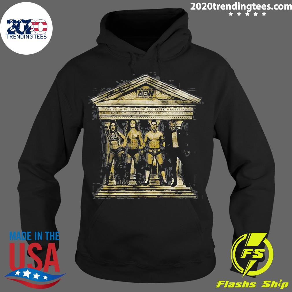 Official The Real 4 Pillars Of Aew - Adult & Kids T-Shirts, Sweatshirts & Hoodies apparel design preview 2