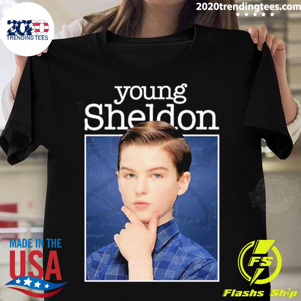 Official the Smart Boy Young Sheldon - Adult & Kids T-Shirts, Sweatshirts & Hoodies apparel design preview 1