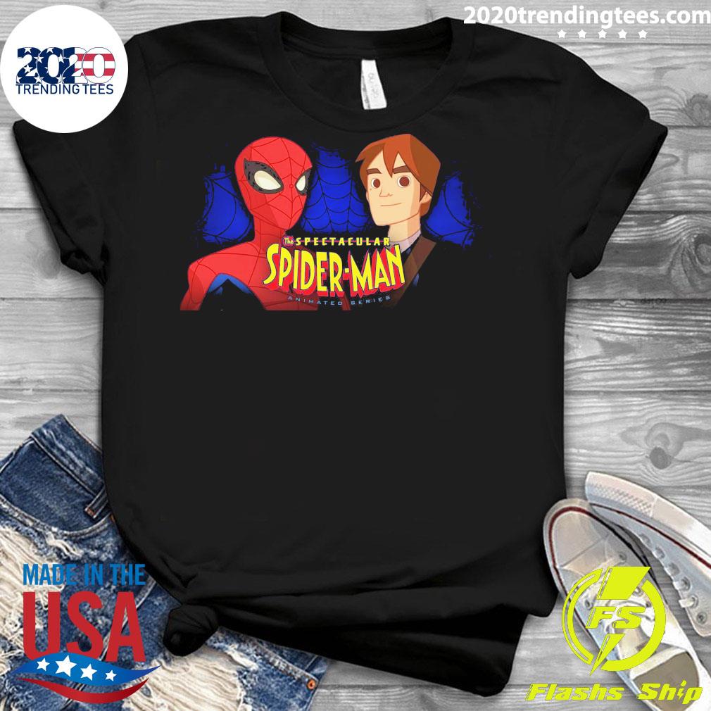 Official the Spectacular Spider-Man Animated Series - Adult & Kids T-Shirts, Sweatshirts & Hoodies apparel design preview 3