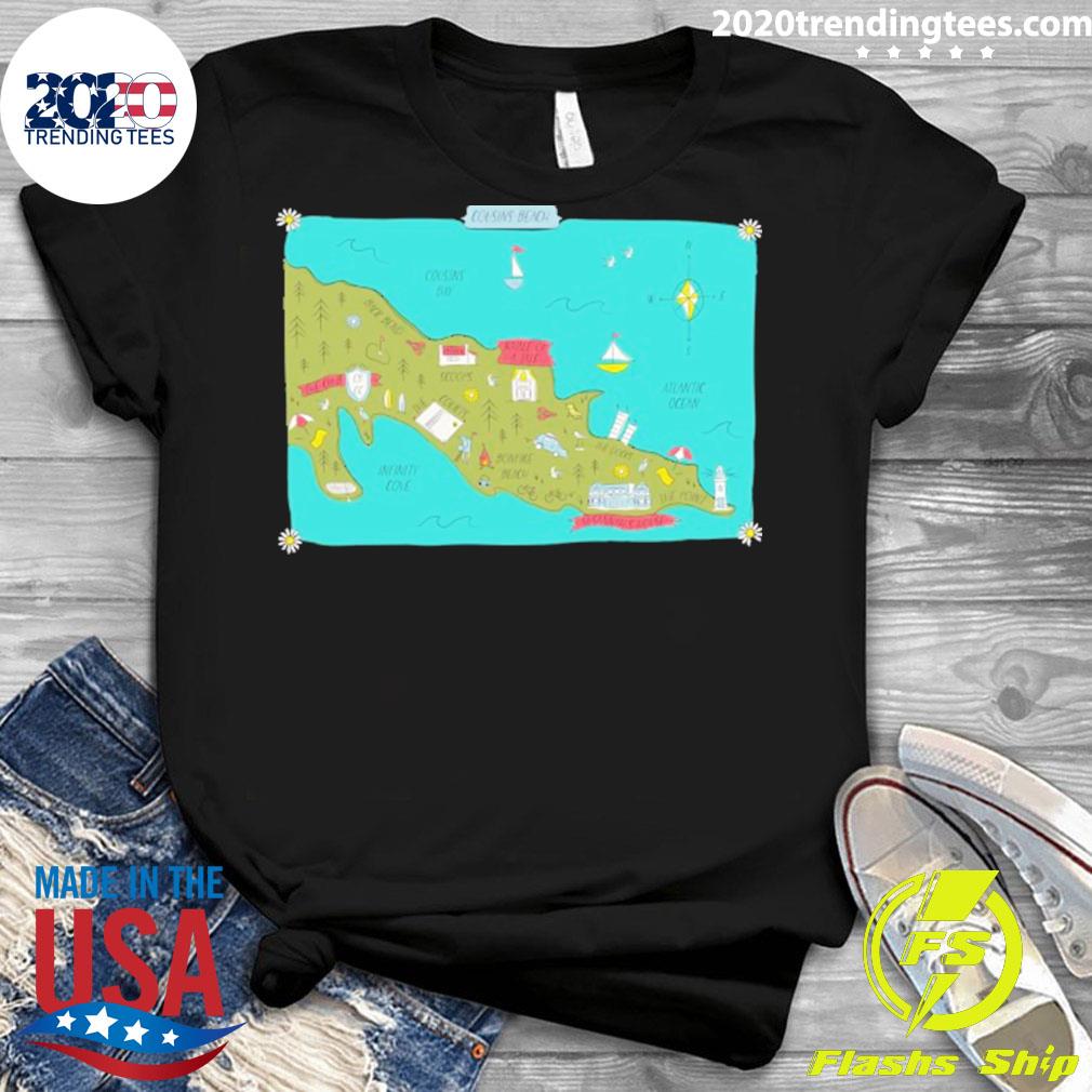 Official the Summer I Turned Pretty Map - Adult & Kids T-Shirts, Sweatshirts & Hoodies apparel design preview 3