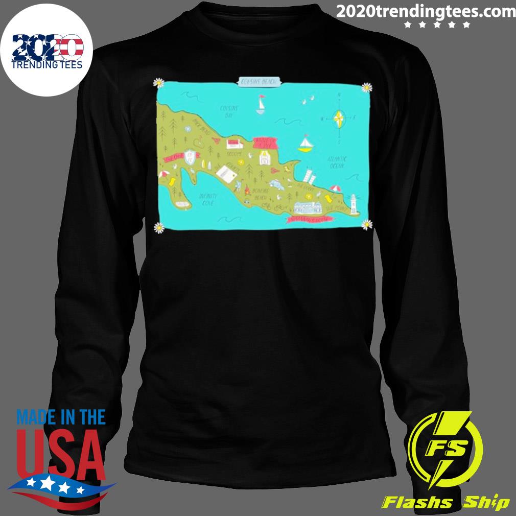 Official the Summer I Turned Pretty Map - Adult & Kids T-Shirts, Sweatshirts & Hoodies apparel design preview 4
