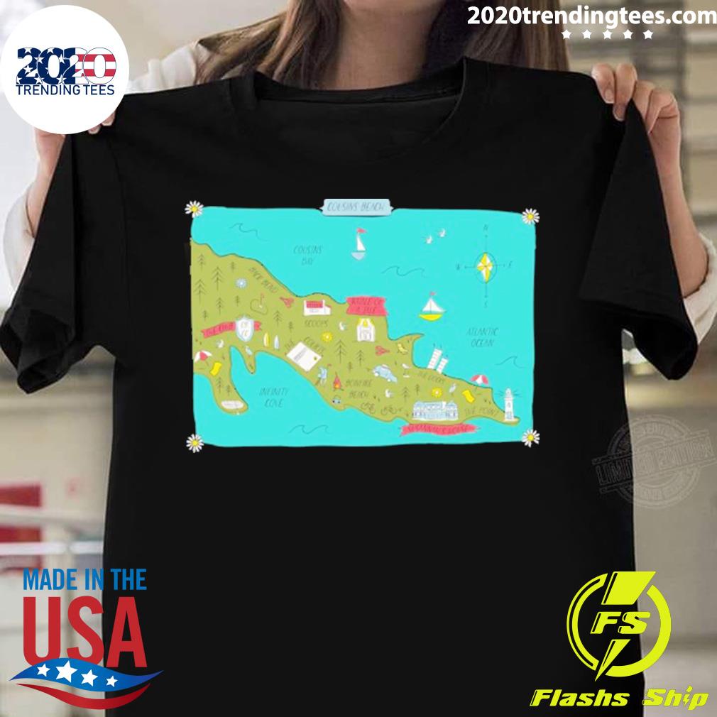 Official the Summer I Turned Pretty Map - Adult & Kids T-Shirts, Sweatshirts & Hoodies apparel design preview 1