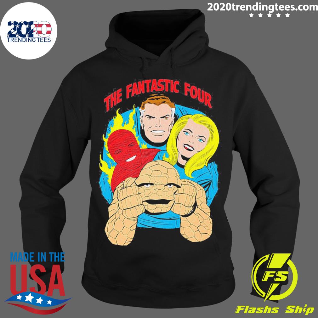 Official the Tastic Four Retro Comic Halloween - Adult & Kids T-Shirts, Sweatshirts & Hoodies apparel design preview 2