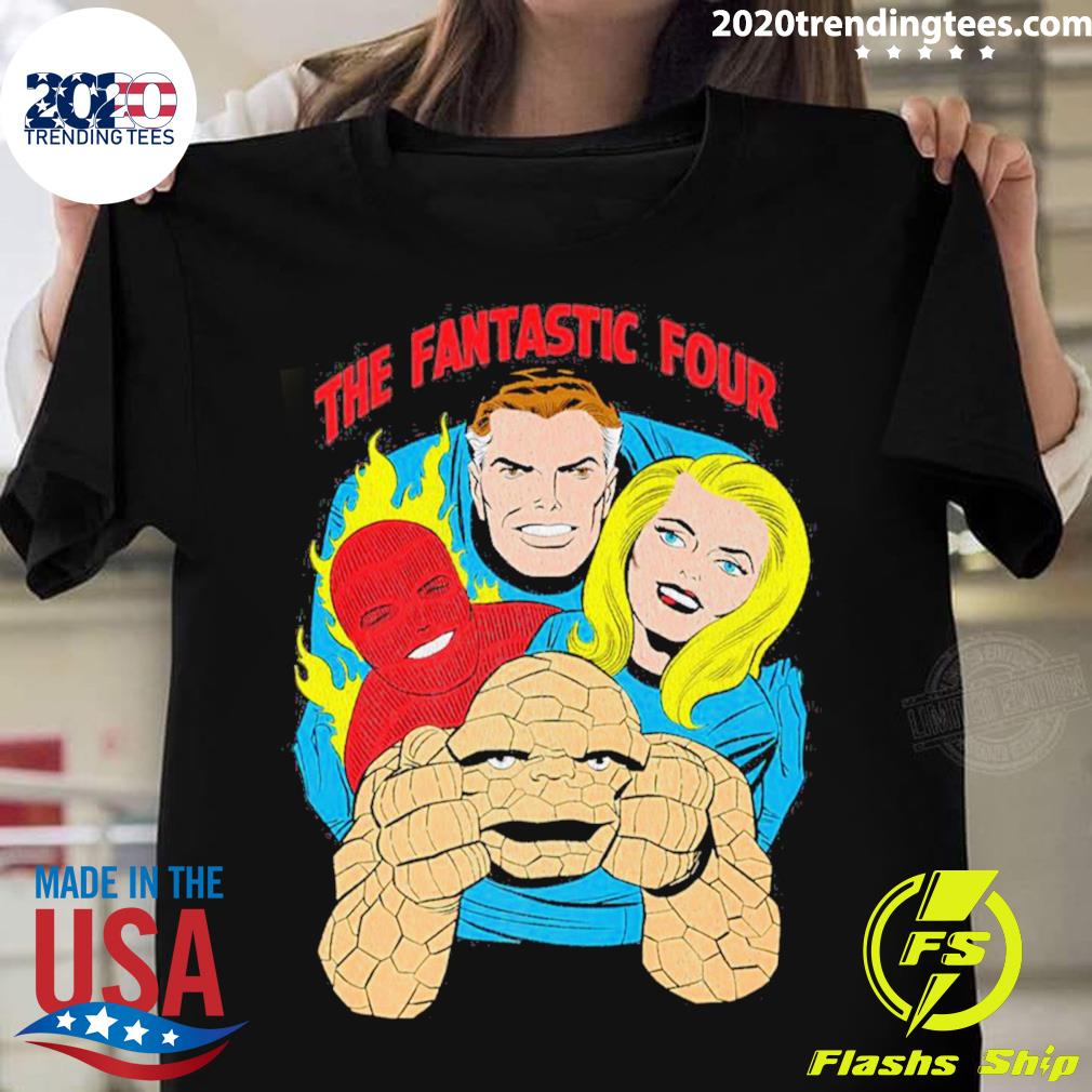 Official the Tastic Four Retro Comic Halloween - Adult & Kids T-Shirts, Sweatshirts & Hoodies apparel design preview 1