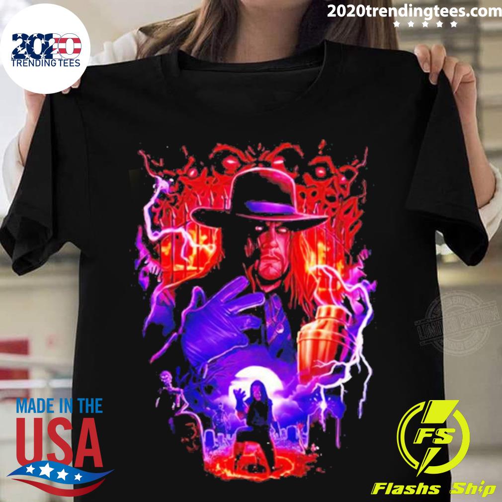 Official the Undertaker Hell's Gate - Adult & Kids T-Shirts, Sweatshirts & Hoodies apparel design preview 1
