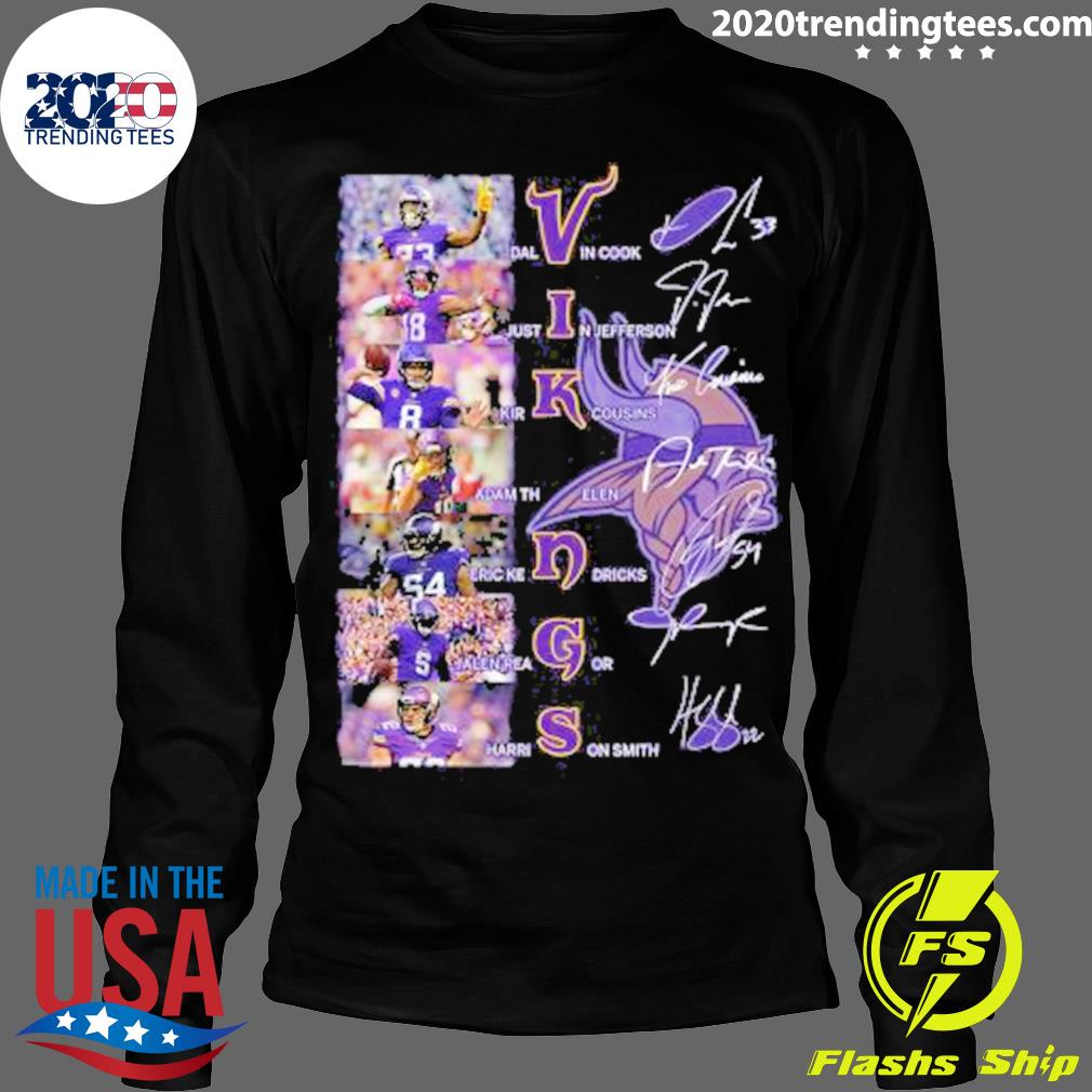 Official the Vikings Dalvin Cook Justin Jefferson And - Adult & Kids T-Shirts, Sweatshirts & Hoodies apparel design preview 4