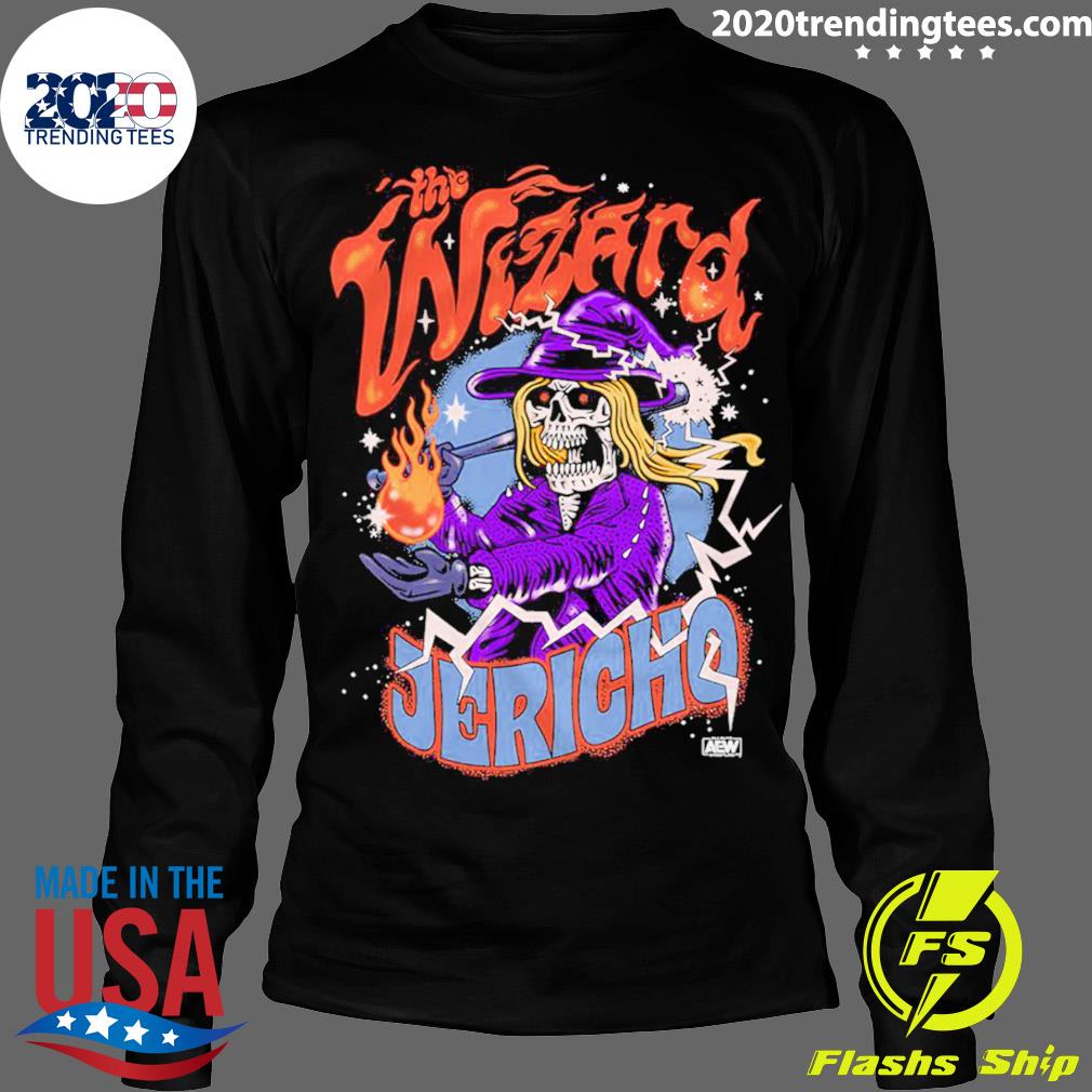 Official the Wizard AEW Dynamite 2022 - Adult & Kids T-Shirts, Sweatshirts & Hoodies apparel design preview 4