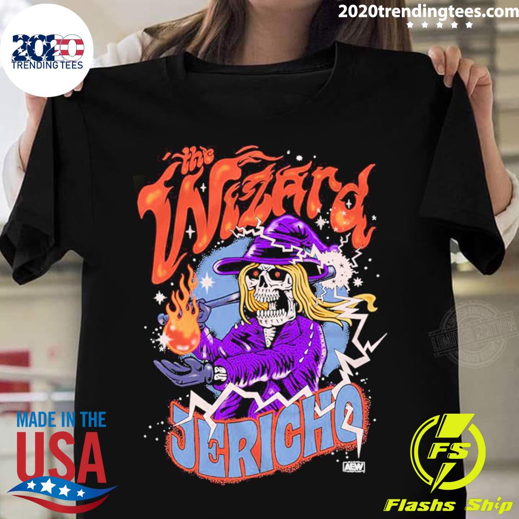 Official the Wizard AEW Dynamite 2022 - Adult & Kids T-Shirts, Sweatshirts & Hoodies apparel design preview 1