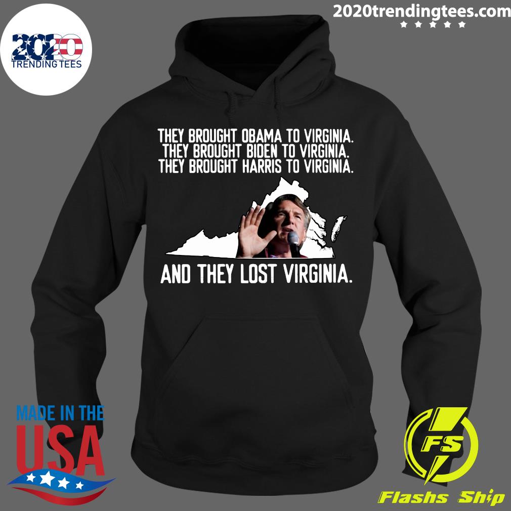 Official They Brought Obama To Virginia Biden Harris - Adult & Kids T-Shirts, Sweatshirts & Hoodies apparel design preview 2