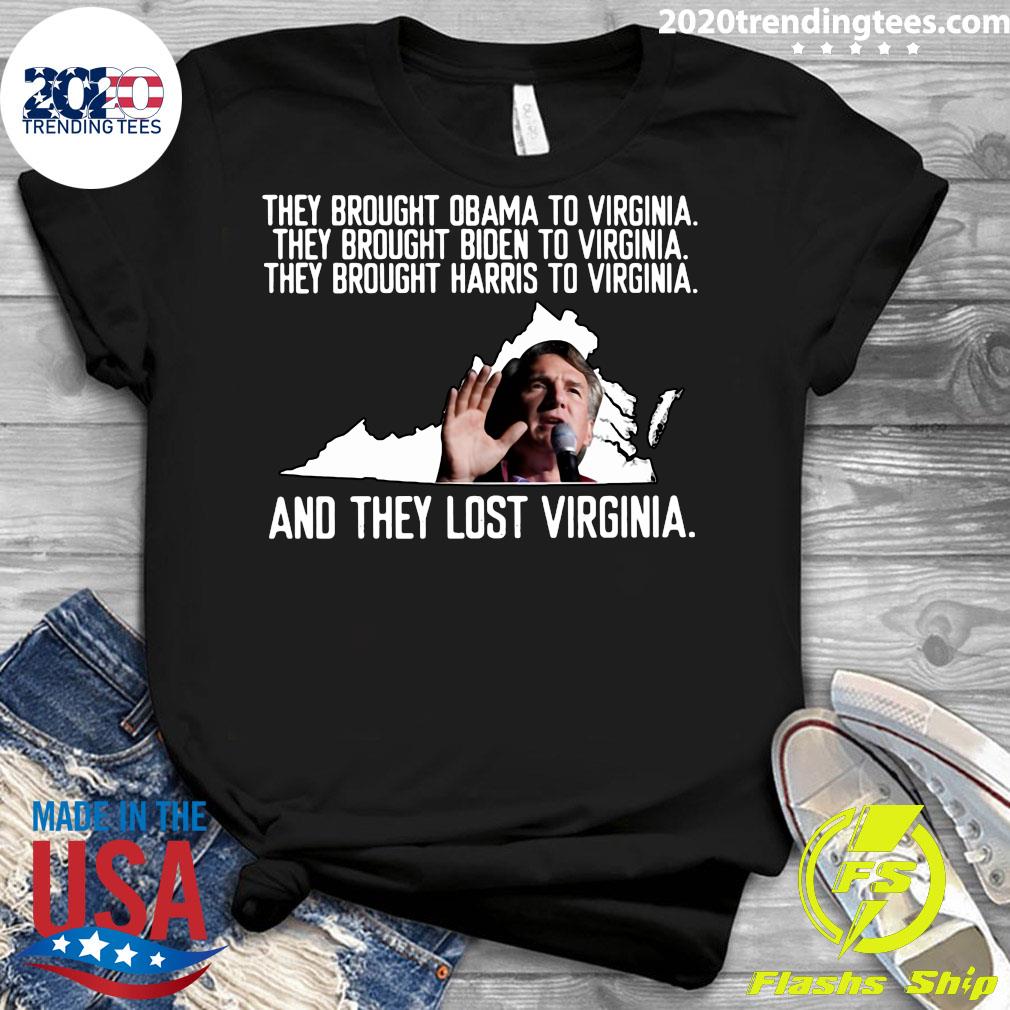 Official They Brought Obama To Virginia Biden Harris - Adult & Kids T-Shirts, Sweatshirts & Hoodies apparel design preview 3